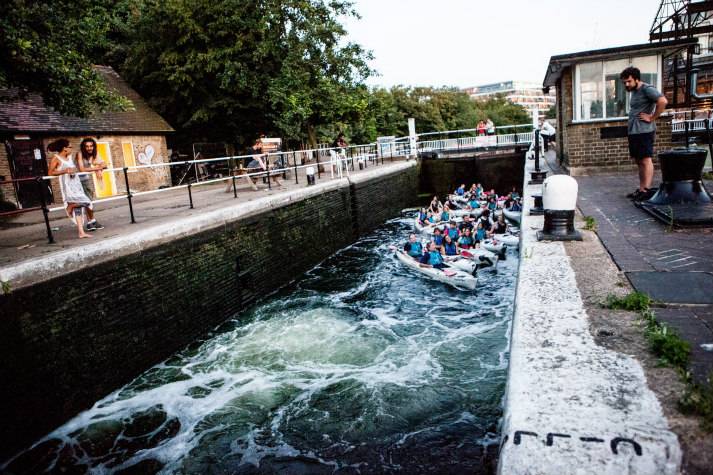 london-incognito-bespoke-events-kayaking-on-londons-oldest-canal-passing-the-lock